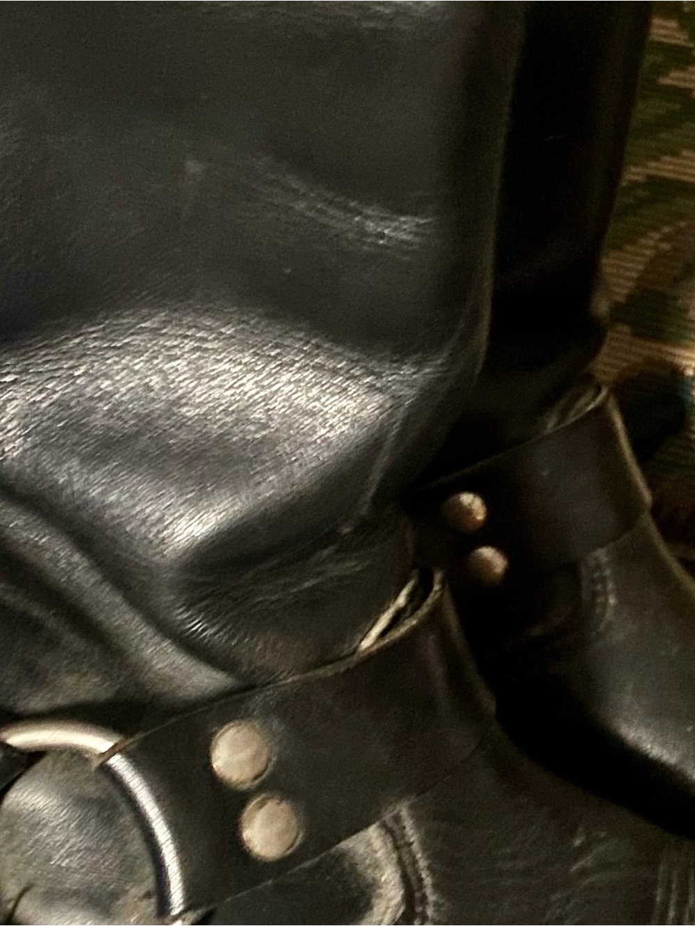 Carolina boots Harley Davidson emblems black oil resistant Mens 9 / Woman’s 11 - Picture 11 of 12